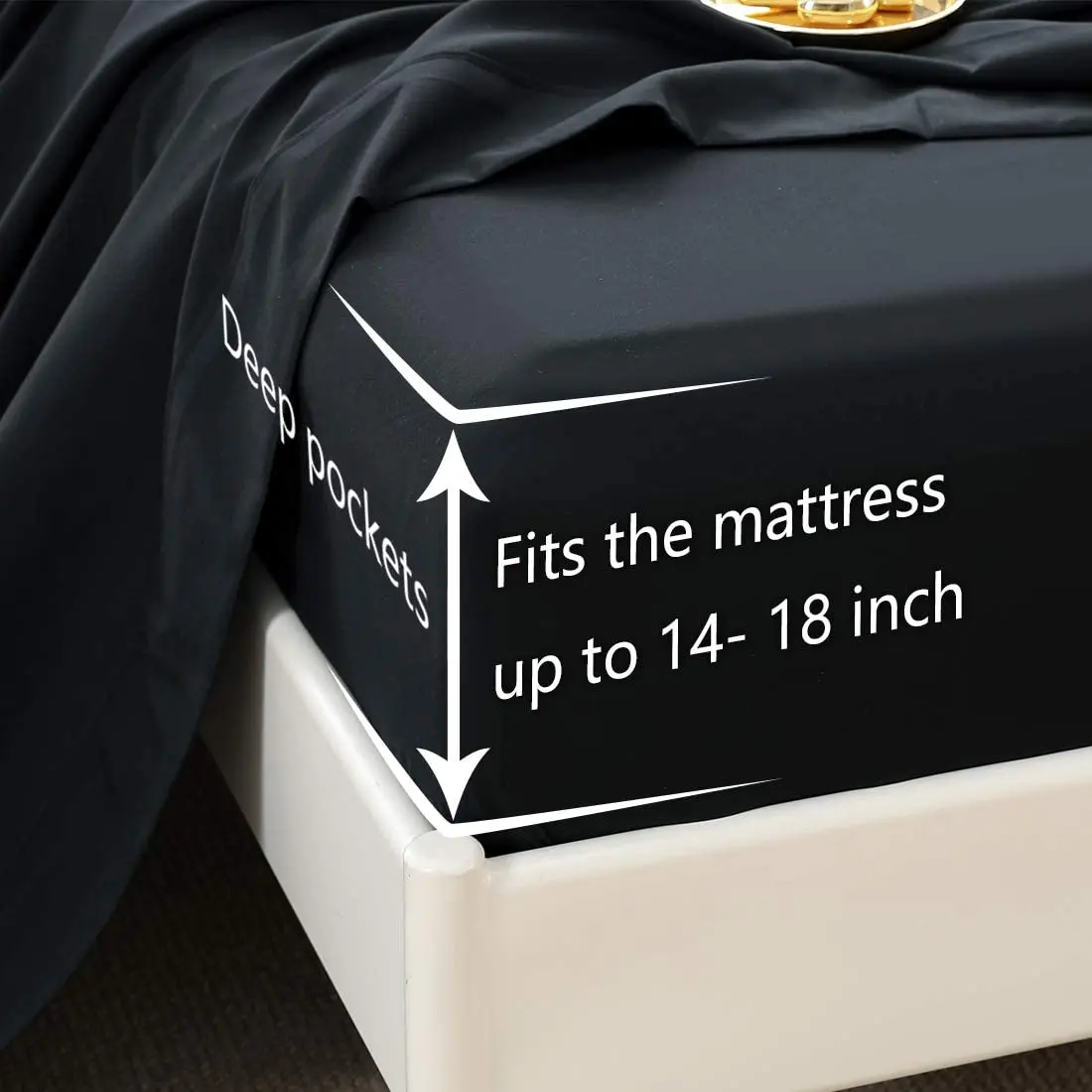 100% Double Brushed Microfiber  Bed Sheets Setmextra silky soft, more comfortable and more durable than cotton.