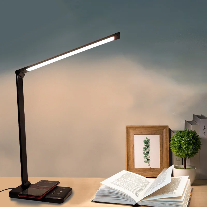 Rebow Drop shipping bedroom bed side reading study smart rechargeable led table lamp for study desk