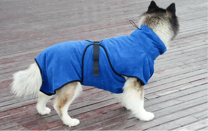 Manufacturer Wholesale Microfiber Dog Coat Gentle Fast Drying Super Absorbent Pet