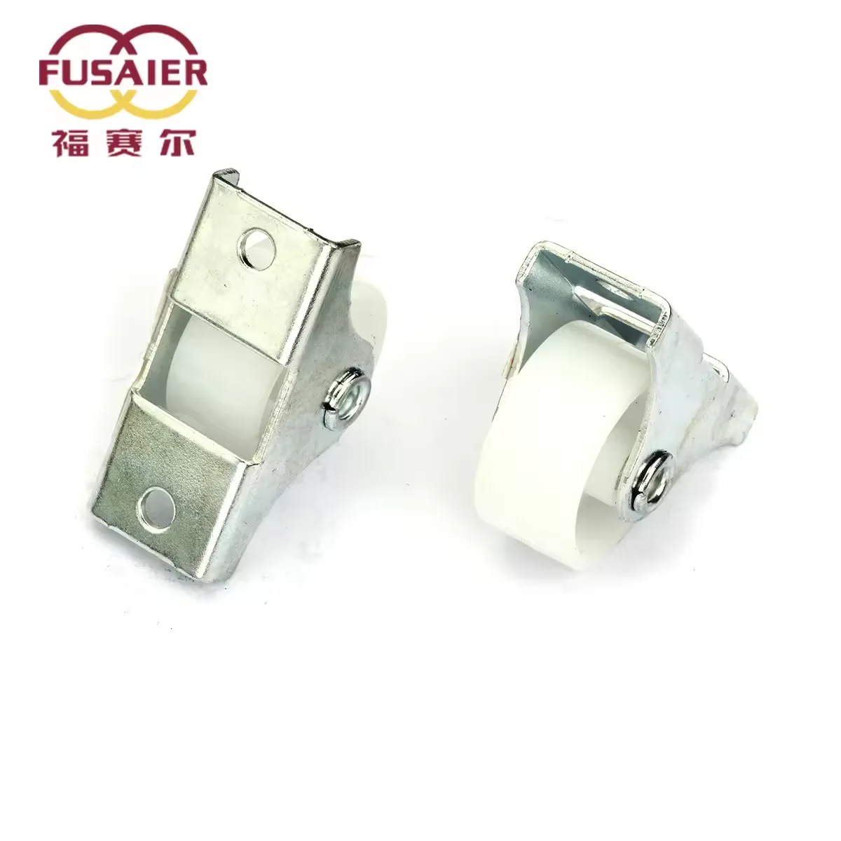 Fusaier Solid 25mm Heavy Duty Castor Wheel for Furniture Industrial Fixed Wheel with Ball Caster for Sofa Plastic Ball Caster