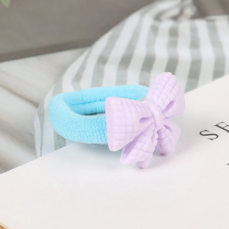 Korean Version of the Cute Cartoon Children's Hair Ring Towel High-stretch Bagged Accessories Wholesale