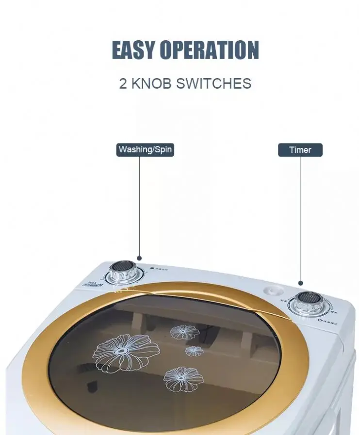7KG Customized Easy Operation Lavadora Washing Machine 220V 60Hz