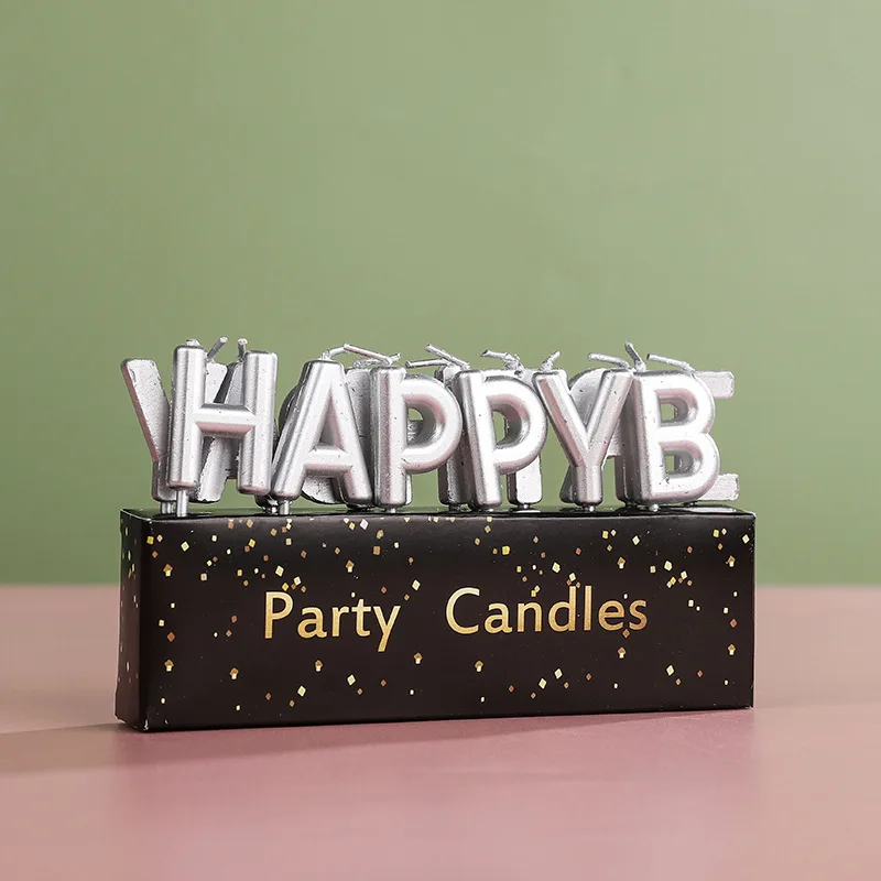 happy birthday letters candle