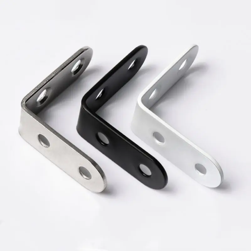 Wholesale Stainless Steel Corner Bracket Furniture Connector Accessories Plus Fixed Angle 90 Degree Right Angle L-type
