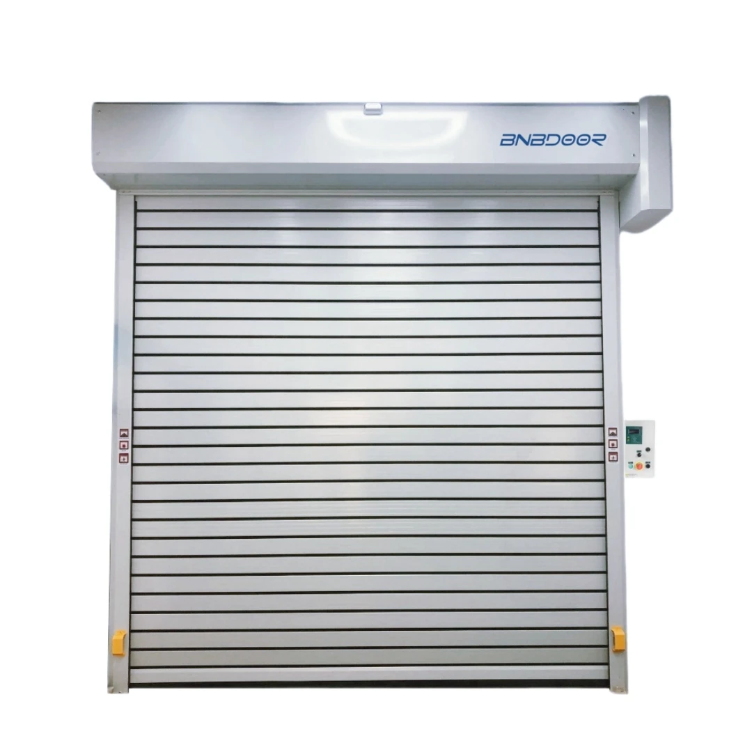 New electric automatic exterior front entry workshop quick metal roll up door rapid aluminum rolling shutter roll up rapid door