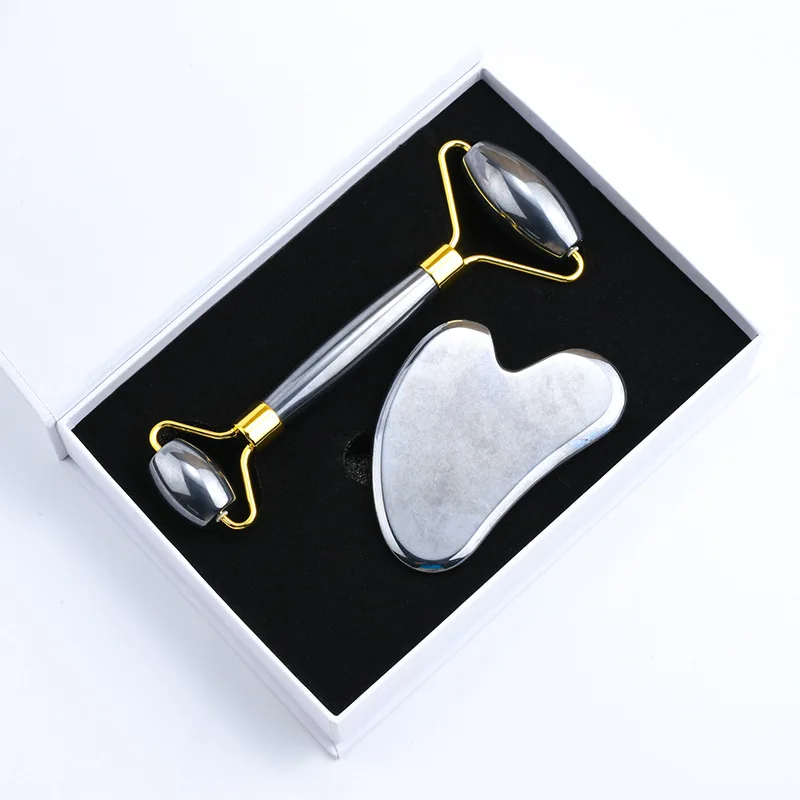 Terahertz Therapy Tool Terahertz facial roller and guasha set Treatment Facial Massage Tools