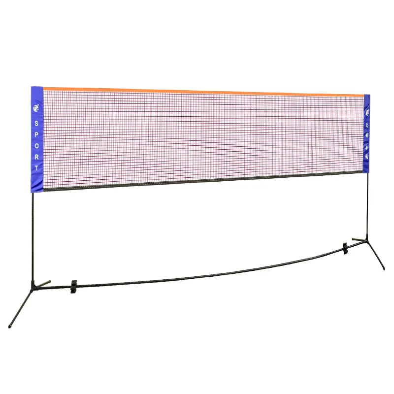 Foldable Badminton Tennis Volleyball Net Height Width Adjustable Outdoor Sport Set Frame Stand Portable with Storage