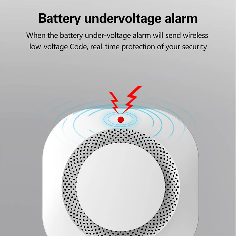 
Smoke and Carbon Monoxide Detector Powered Alarm Battery Smoke Detector Fire Alarm 