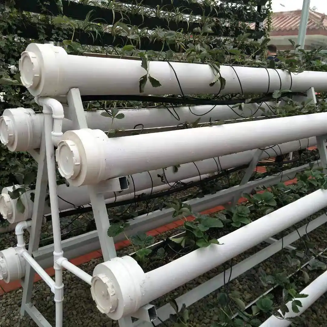 Growing tube container farms floating hydroponic rafts