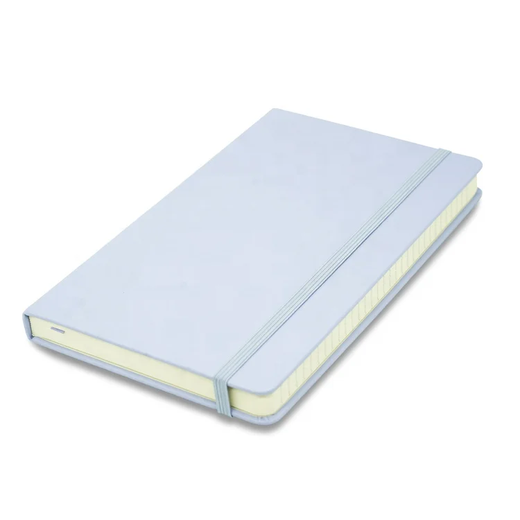 
Holi Trendy Sky Blue Mini A5 Stiff Cover embossing Lines Printing Notebook Manufacturer 