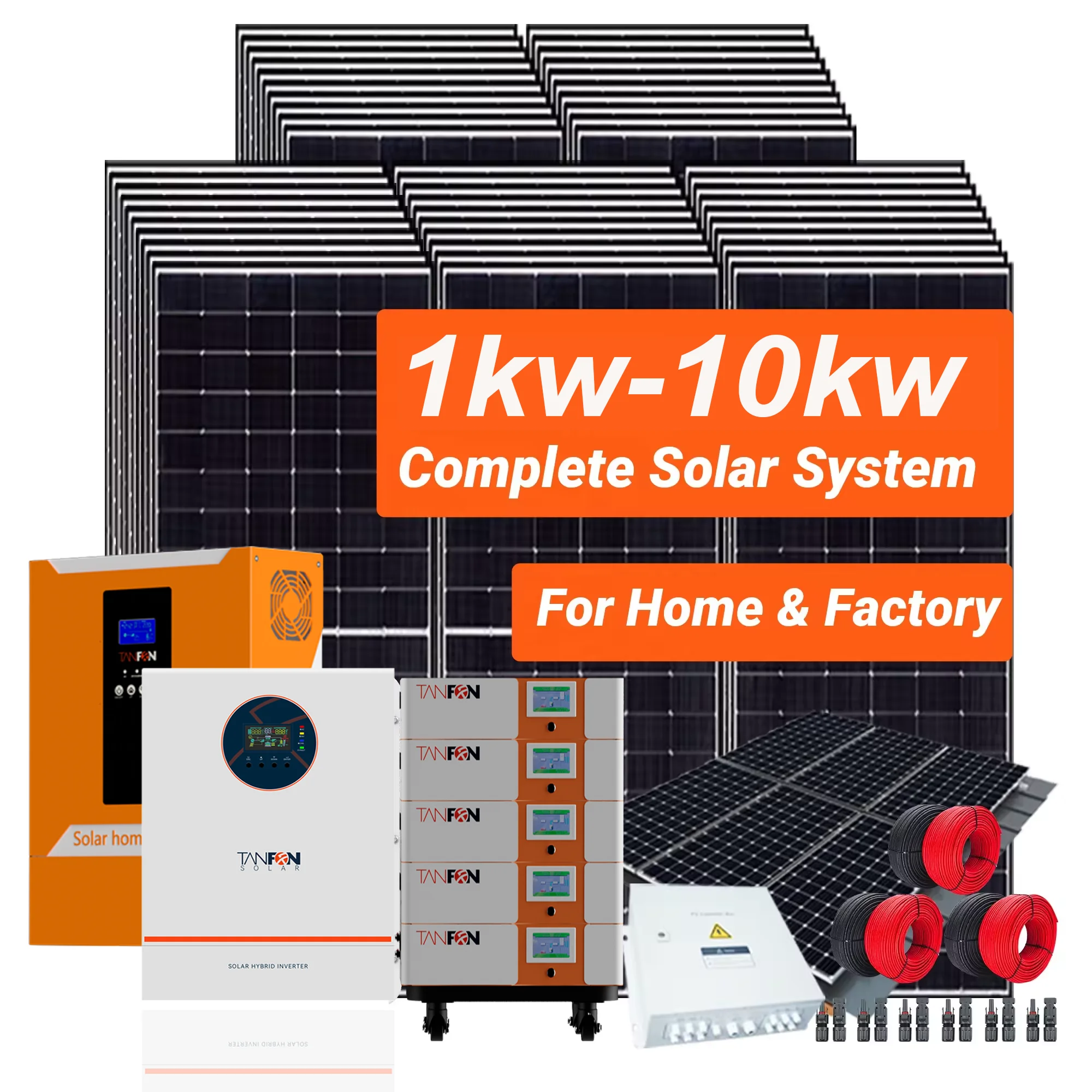 Solar Energy System 20kw off Grid Solar System Price Complete Set for Home Solar Energy System Ground Mount Solar Pv