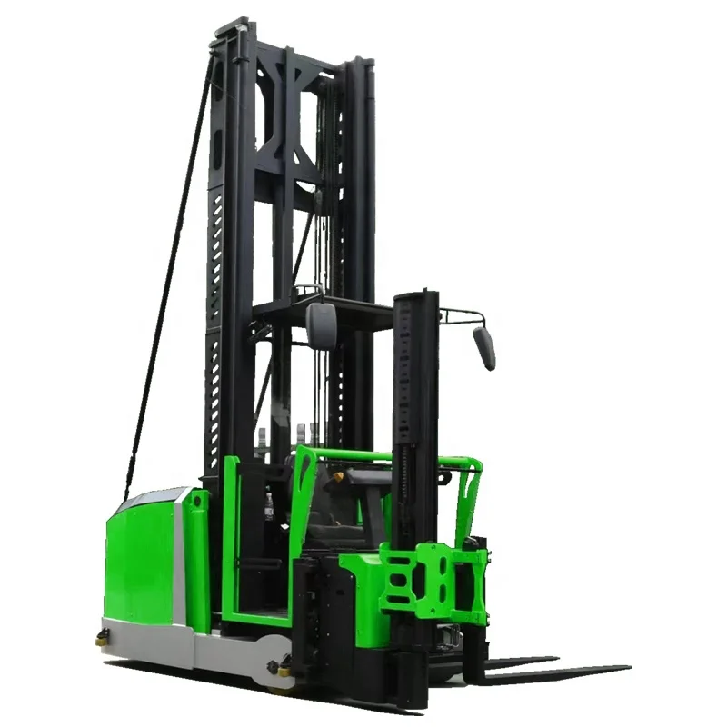 Electric very narrow aisle VNA forklift man up turret forklift with capacity 1.5t lift height15 m