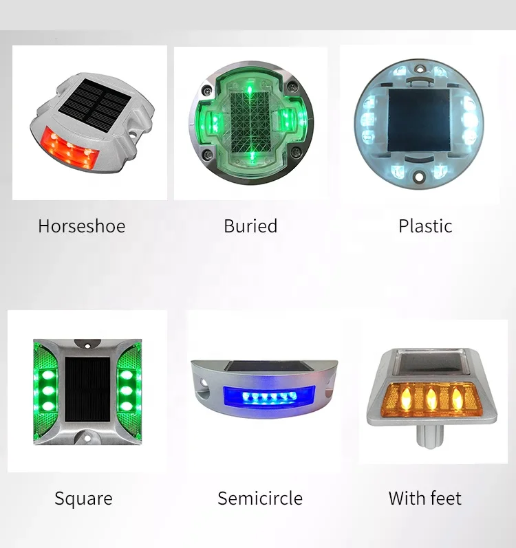 Ce YOUCHAO Solar Cat Eyes Ip68 Solar Road Markers For Driveway Raised Pavement Marker Aluminum Led Solar Road Stud Light