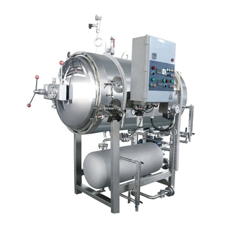 ASME certificate food retort custom capacity autoclave sterilization machine