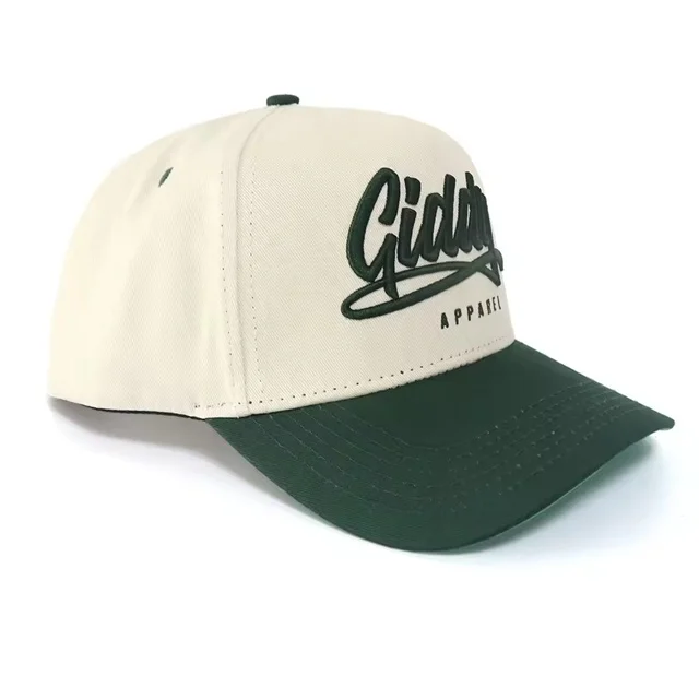 100% Cotton Blank Baseball Cap 3d Embroidery Colorlock Custom Snapback Cap Outdoor Sport Golf Hats Unisex