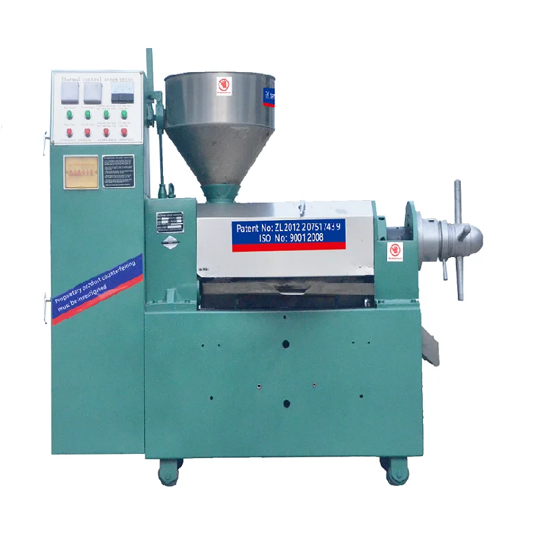 6YL110C Temperature Control Groundnut Oil Press Automatic Edible Sunflower Screw Oil Press Machine