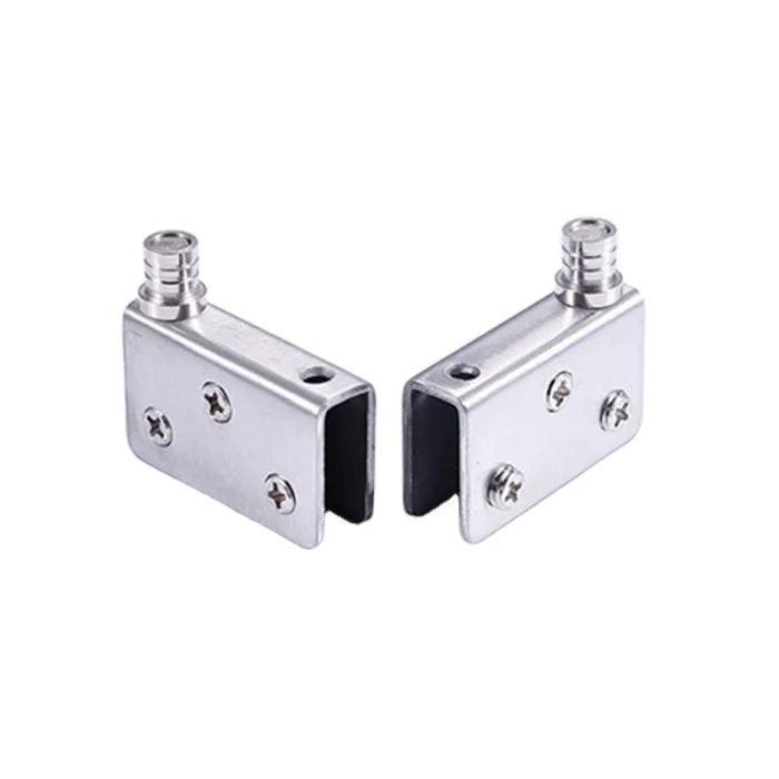 Stainless steel Glass Door Glass Pivot Clamps Glass Pivot Hinge
