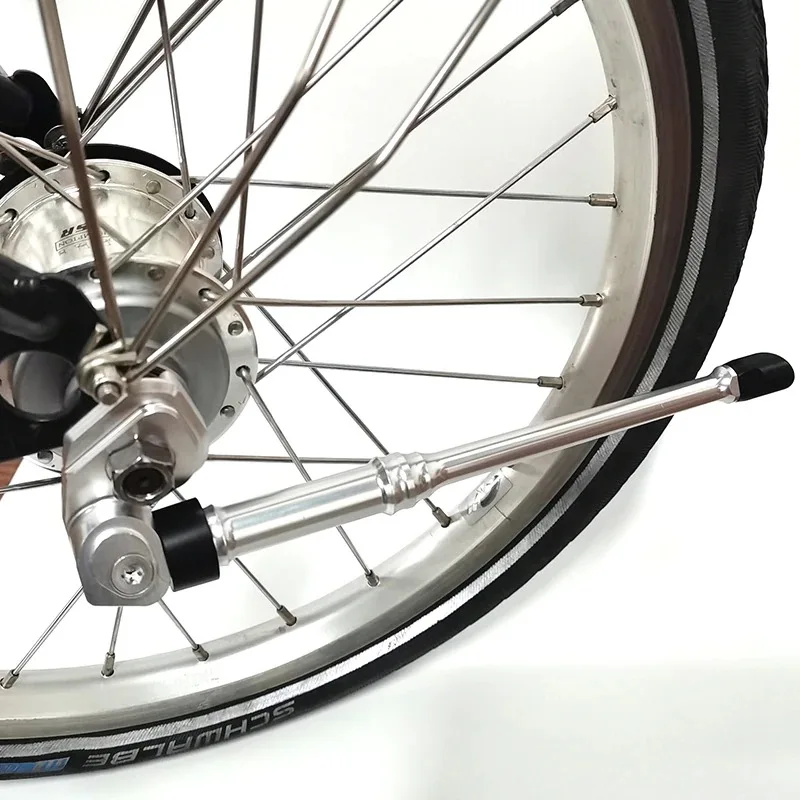 Folding Bike Kickstand for Brompton    Bicycle Side Stand Ultra light 91g Aluminum Alloy