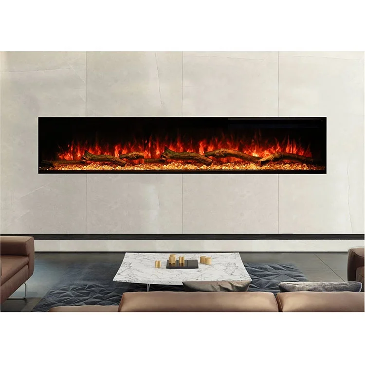 Good Quality 3 Sided Insert Fireplace Electric Indoor Built In Electric Fireplace