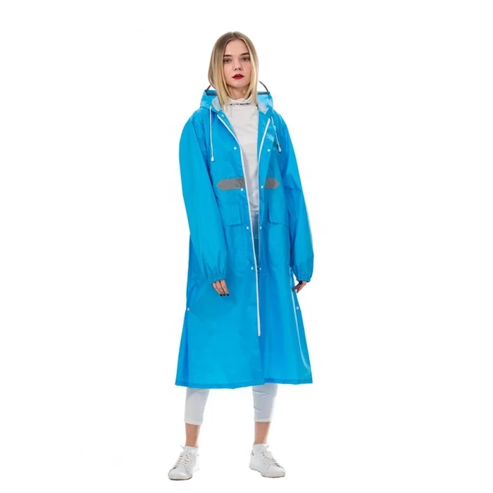 
2020 Hot Selling Fashion Long Raincoat for Adults High Quality Nylon Wear Resistance Rain Wear with Backpack for motorcycle 