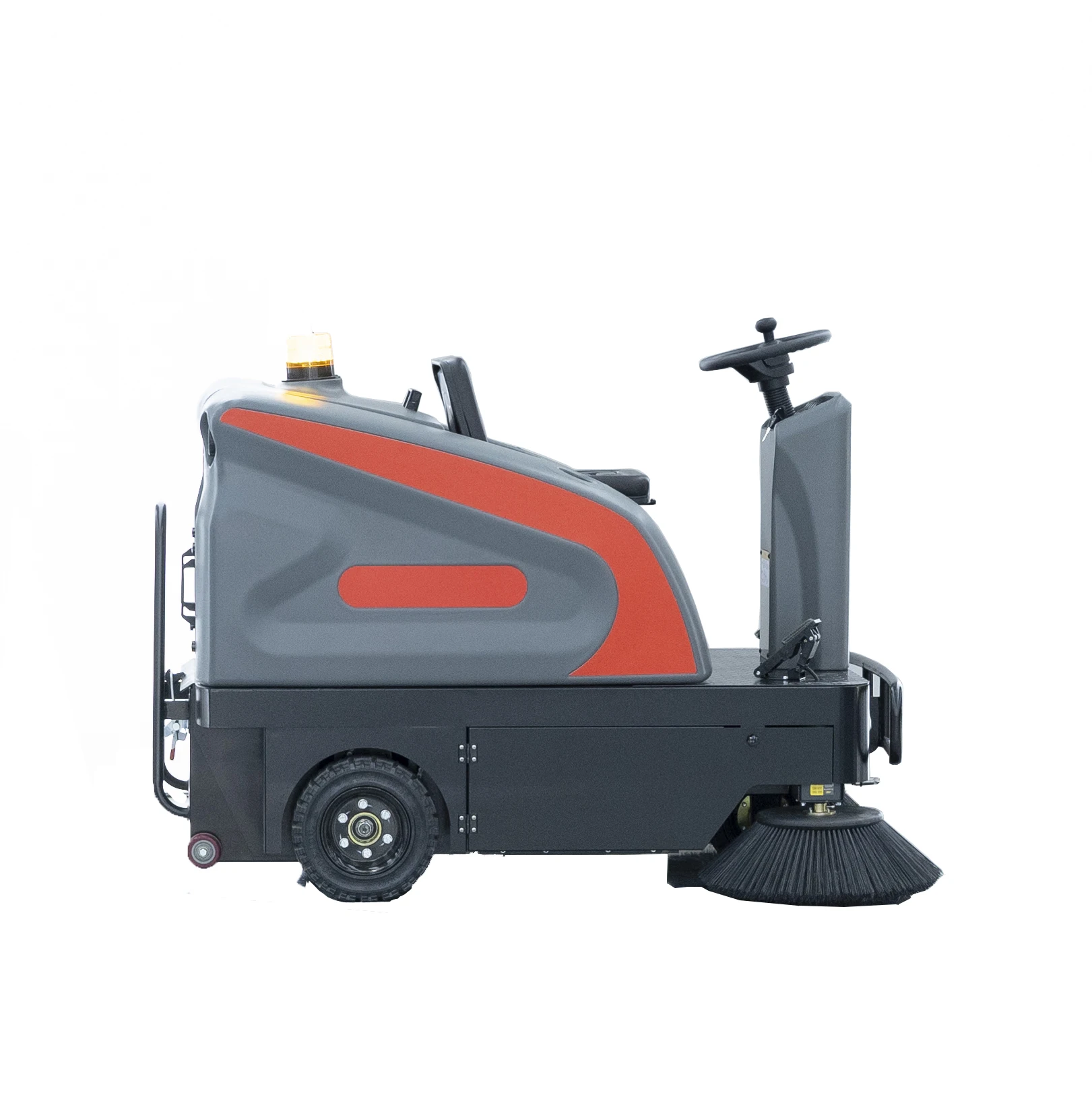 SJ1350  Industrial Driving Type Road Sweeper Battery Electric Street Sweeper