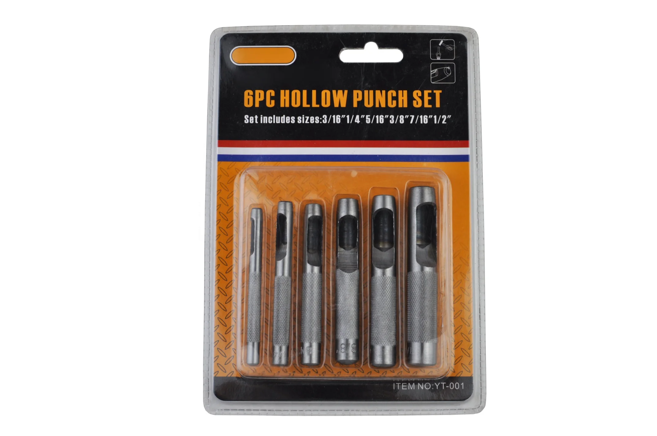 NBFLOURISH 5PCS set hollow hole punch set,leather hole cut, leather craft punch