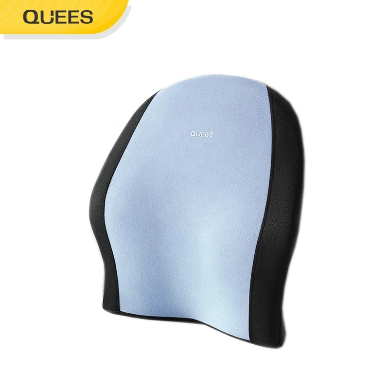 Quees Comfort Back Cushion - Lumbar Support Pillow for Office, Car and Chair