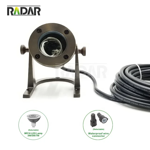 RUL-8400-BBR cast brass Underwater Light not Dimmable ip68  Waterproof Fill Night Light Diving fountain design illumination