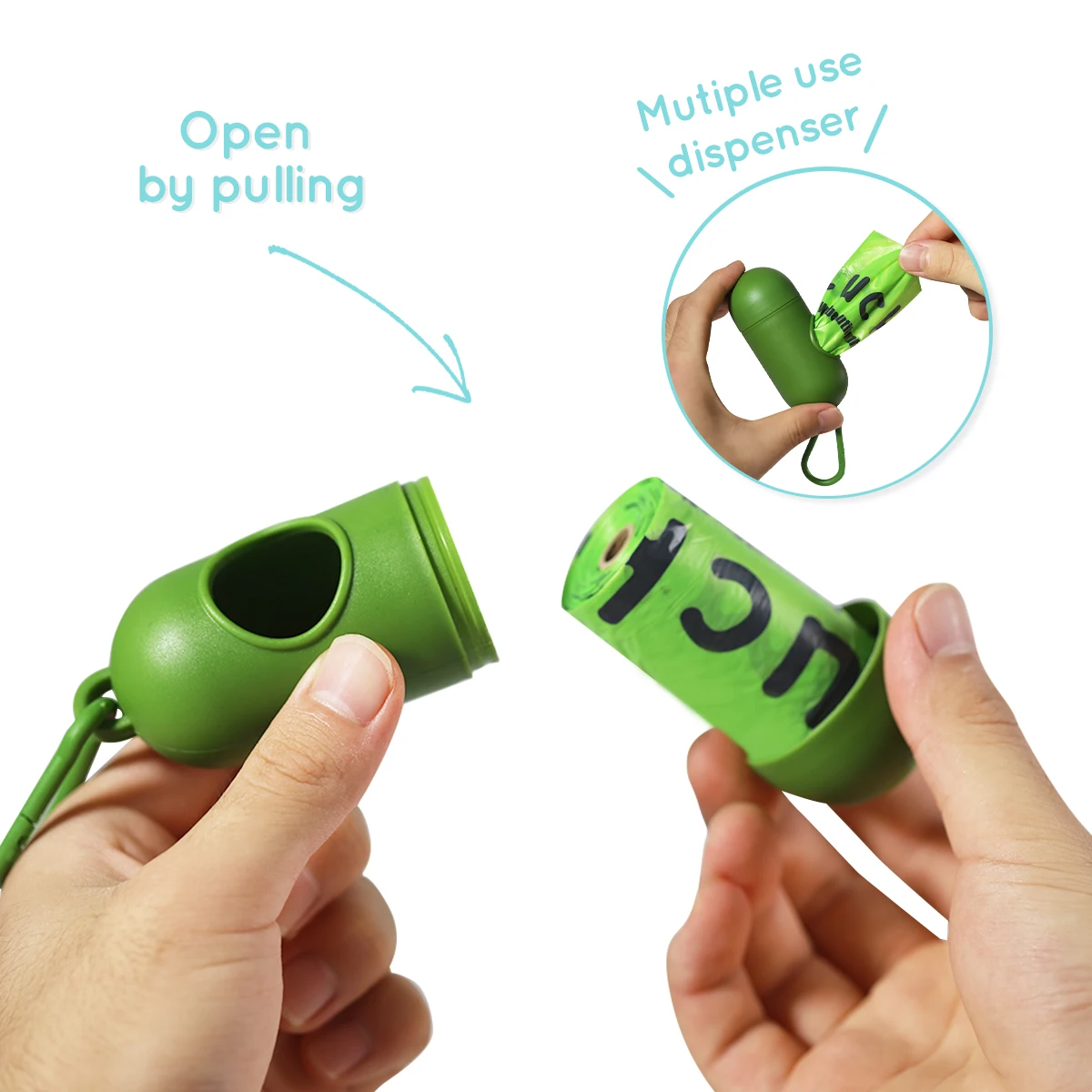 
Customized 100% Biodegradable Compostable Pets Poop Bag Dog Waste Bags BPI Ok Compost Certificate 