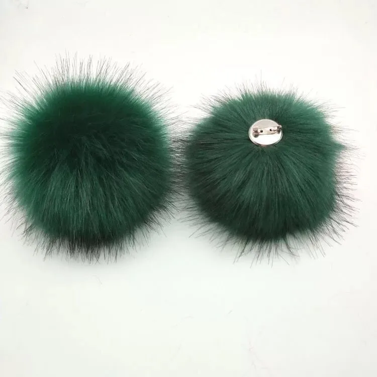 Фабрика DIY furball плюшевый длинный меховой помпон для поделок декоративный кулон одежда пушистый искусственный мех лисы шарики аксессуары