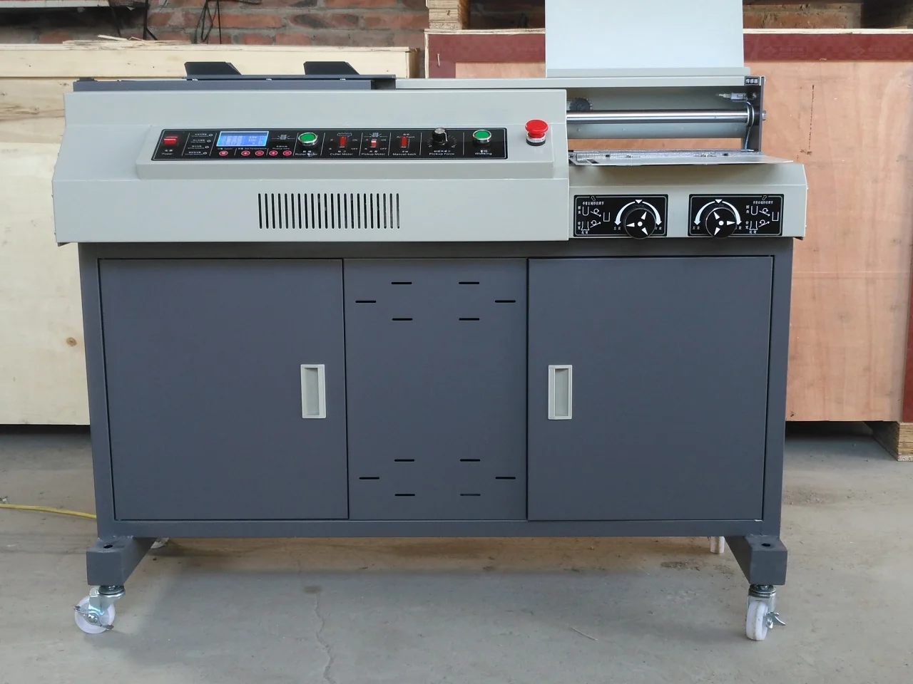 A4 Perfect side Glue Binder Machine Electricity binder with glue  binder glue binding machine with side