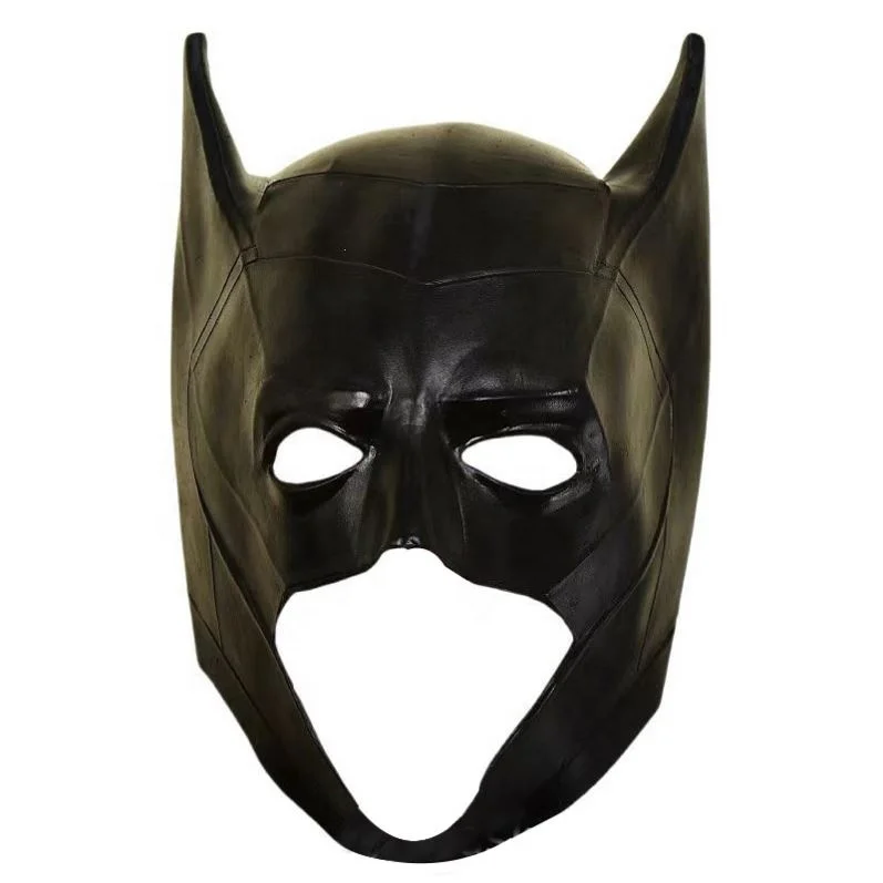 New Dark Knight Bat Man Mask Soft Rubber Nature Latex Black Headgear Helmet For Masque Disguise Party Superhero Costume Mask