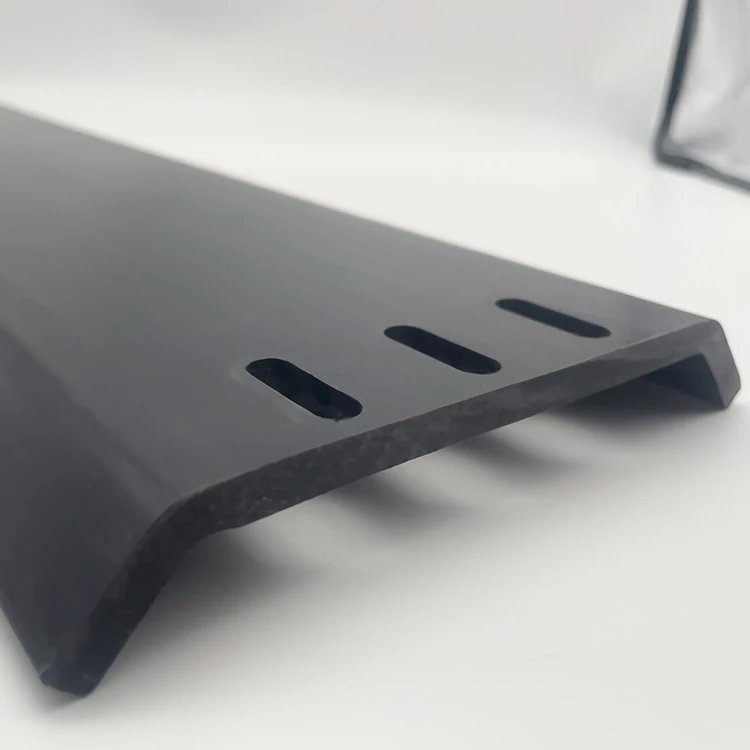 Черный цвет Высокое качество подгонять размер ПВХ ABS UPVC экструдированные профили