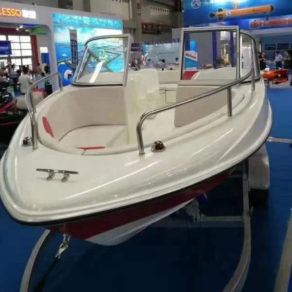 5.5m Fiberglass 7 People Sports Boat High Speed Boat For Sale