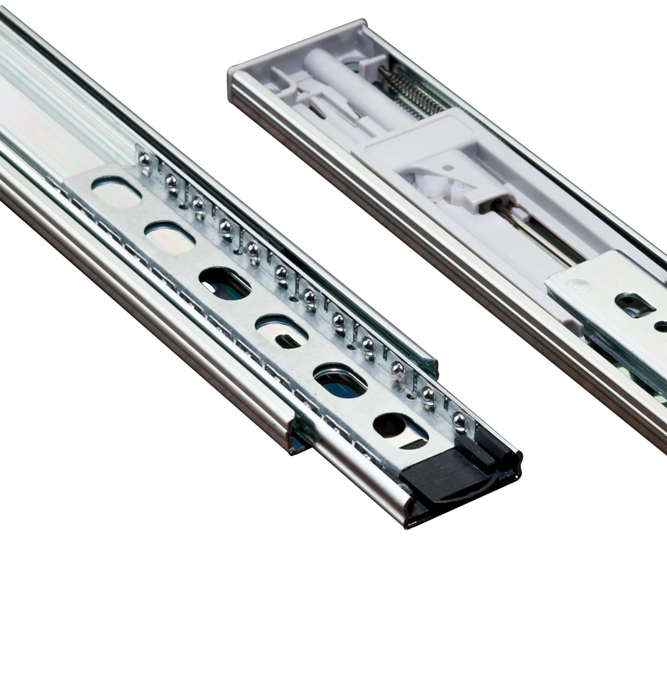 Гидравлический мягкий закрытый выдвижной ящик с 3 секциями стальной шариковый подшипник телескопический канал комод демпфер буферная система выдвижных ящиков ползунки