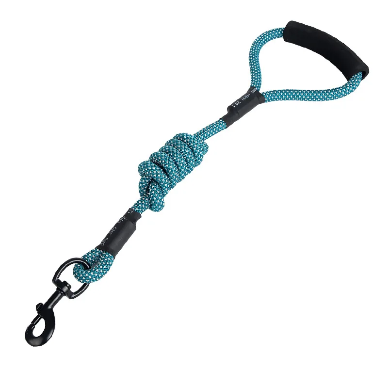 Lorenzo OEM Correas Para Accesorios Perros 10MM  Tasma Retractable Lead Rope Leather Bungee Nylon Hands Free Pet Dog Leash