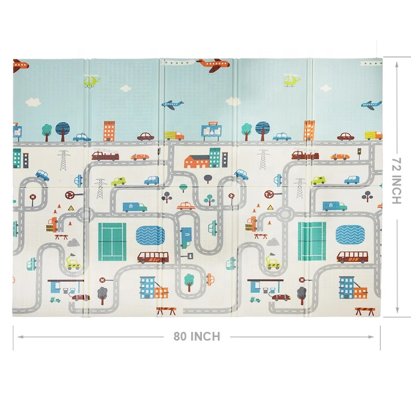 Оптовая продажа, экологически чистый детский коврик для ползания из пеноматериала Xpe 200X180, детский игровой коврик