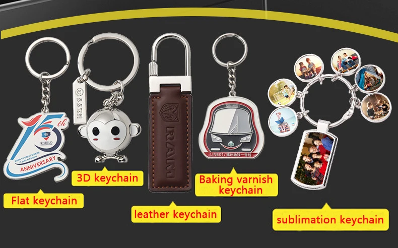 cow leather hotel keychain
