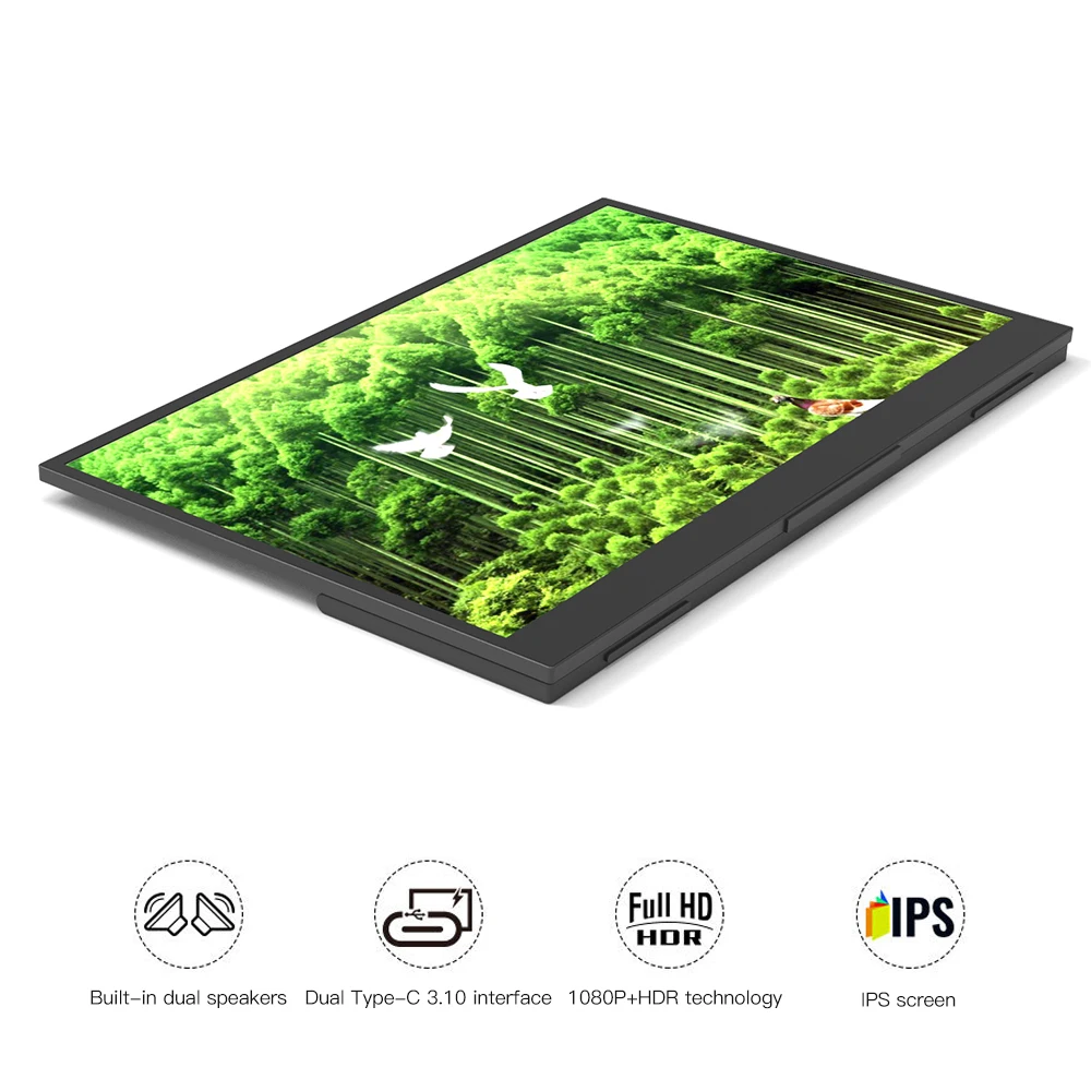 Светодиодный портативный игровой ЖК-монитор Javoda для ноутбука