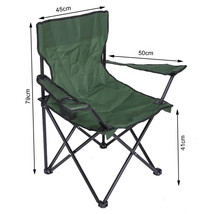 cheap high quality portable collapsible outdoor fishing hiking camp chair with cup holder