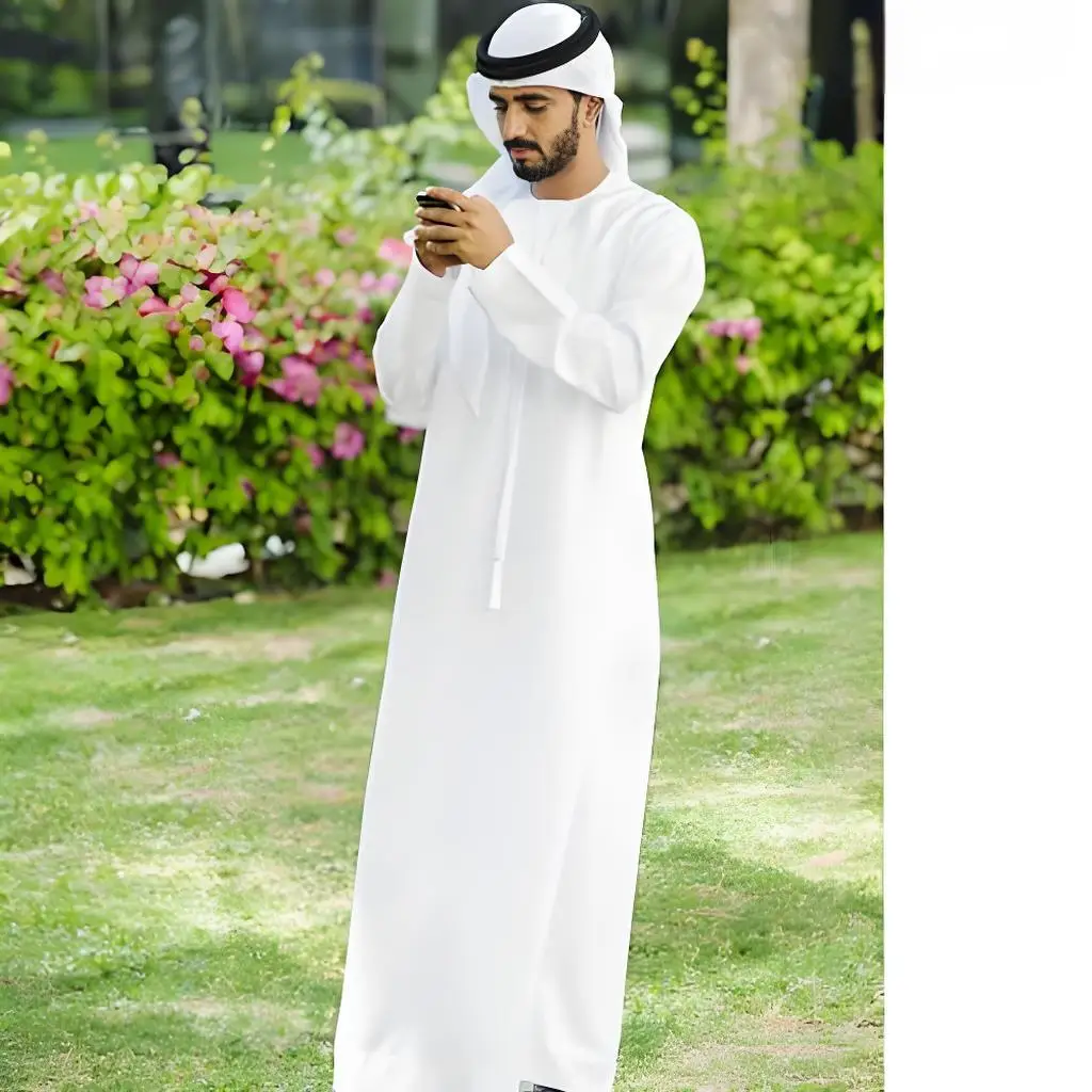 JC100% Combed Cotton Suitable For Manufacturing Arab Robes And Other Clothing Factory Direct Sales Tie Dye Fabric