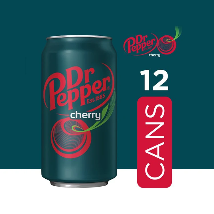 Диетическая Сода Dr Pepper, 12 жидких Бутылок, 8 упаковок