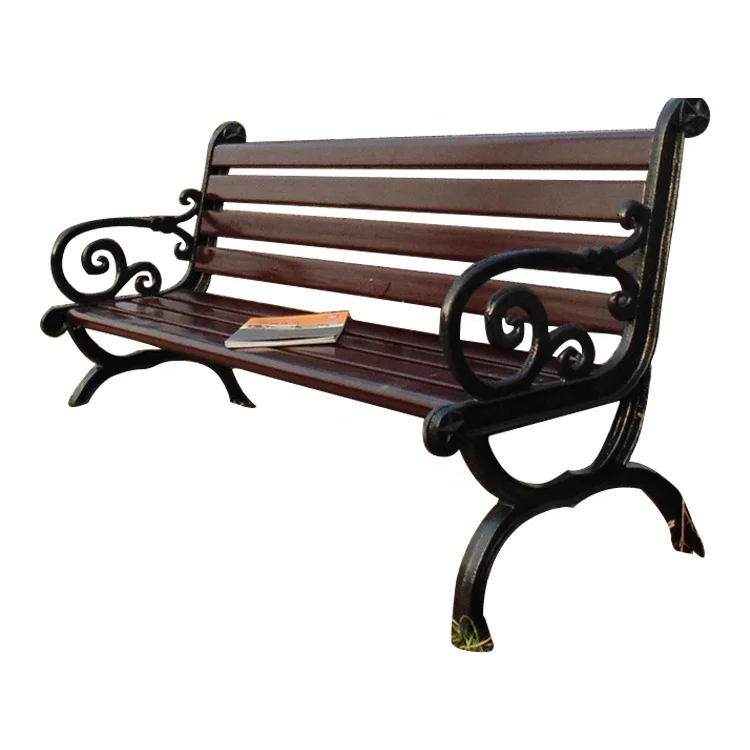 Aluminum fiberglass outdoor plastic wooden benches seating garden patio metal waiting park benches