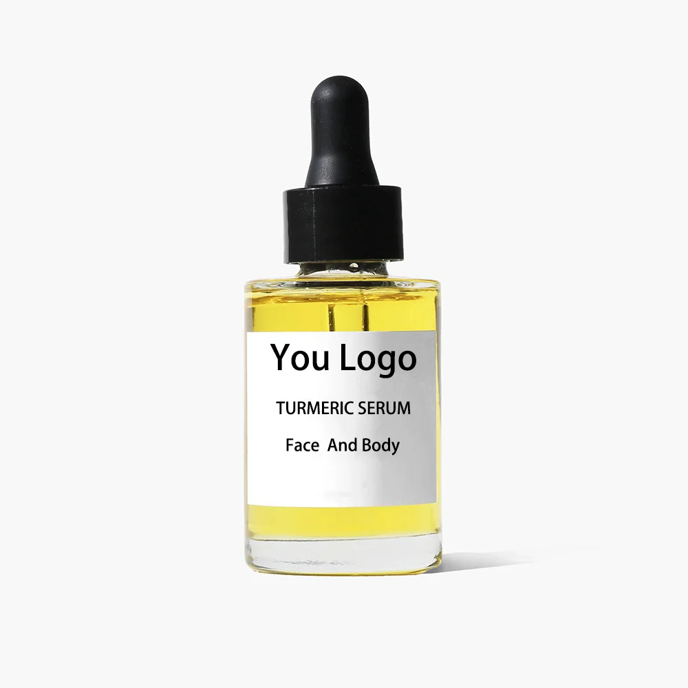 Turmeric And Vitamin C Anti Oxidation Dark Spot Corrector Facial Serum Oil For Face Skin