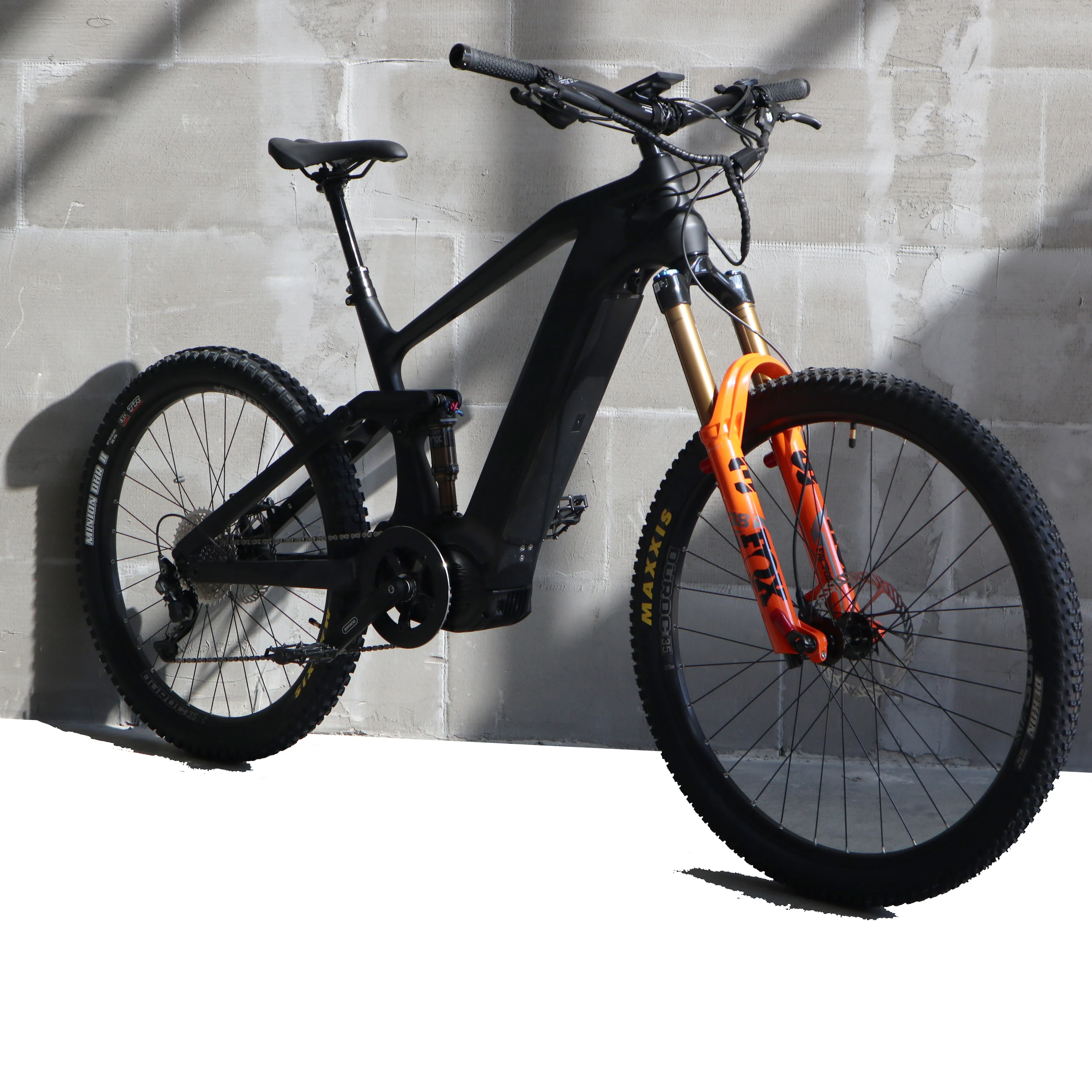 FOX 38 Suspension Fork & FOX DPX2 FLOAT Shock eMTB Electric Bicycle M620 BAFANG Mid Drive Ebike Motor 1000w 160nm Carbon Ebike