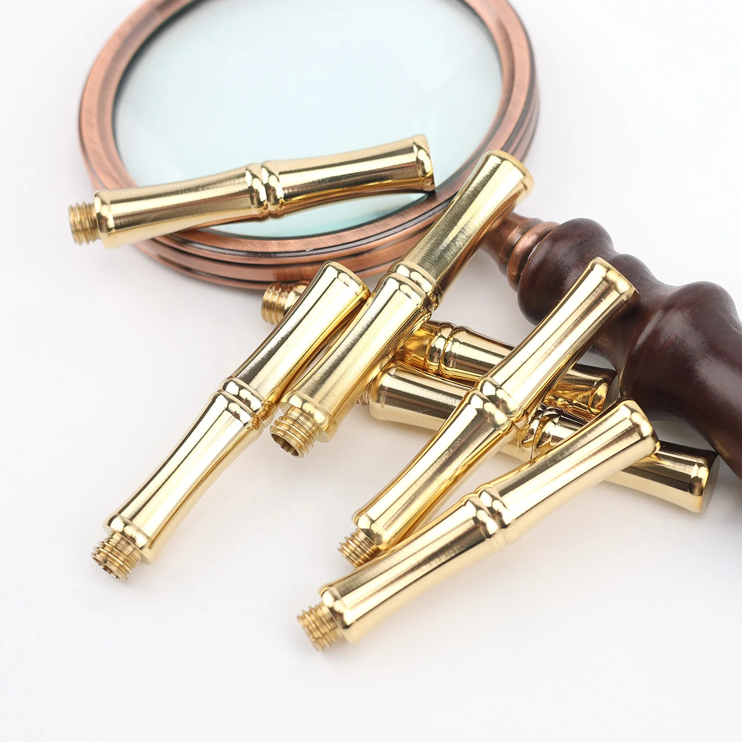 Wholesale Popular Wax Seal Stamp Heads With Bamboo Copper Handles Custom Sealed Stamps For Wedding Card Invitation Handmade
