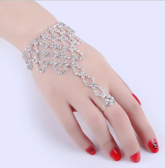 Indian finger ring chain  bracelet wholesale finger bracelet