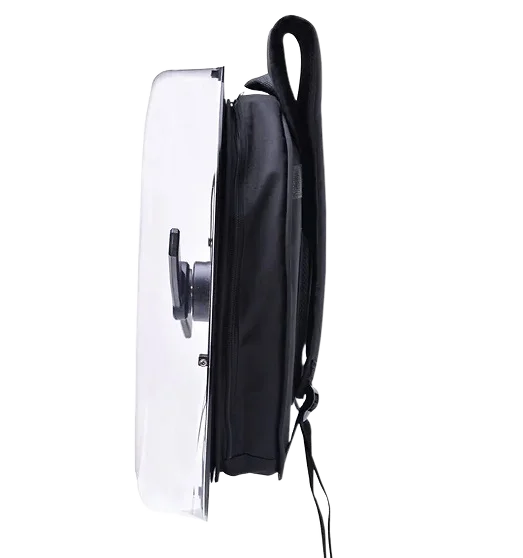 led holographic advertising hologram 3d fan backpack 42cm HD display wifi 3d display hologram advertising fan backpack