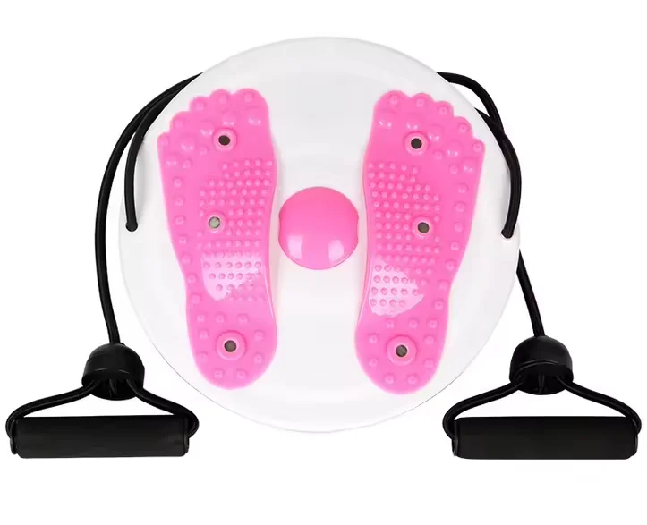 Massage Body Shaping Waist Twist Disc Exercise Machine Board Game Women 2024 High Quality Waist Twisting Disc With Rope Handles
