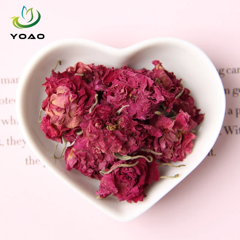 Wholesale High Quality Natural Dried Corolla King Rose Dried Red Rose Flower Tea Candle Soap Handcraft Making